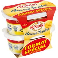 image du produit: beurre doux tendre PRESIDENT