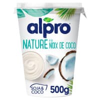 image du produit: dessert végétal soja nature noix de coco ALPRO